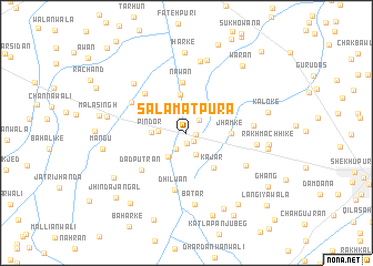 map of Salāmatpura