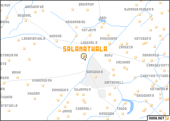 map of Salāmatwāla