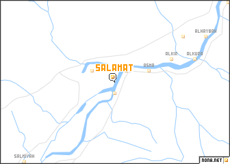 map of Salāmāt