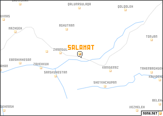 map of Salāmat