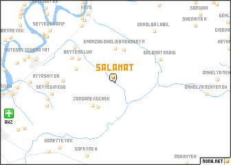 map of Salāmat