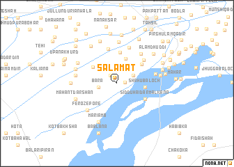 map of Salāmat