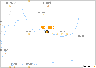 map of Salama