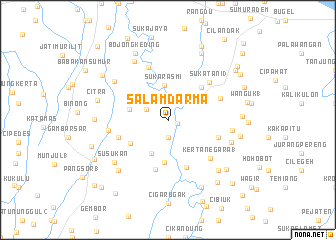 map of Salamdarma