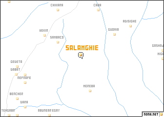 map of Salamghie