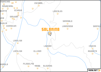 map of Salamina