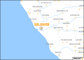 map of Salamina