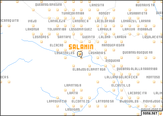 map of Salamín