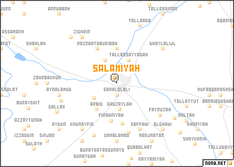 map of Salamīyah
