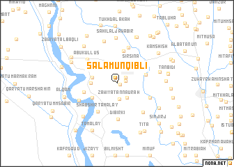 map of Salāmūn Qiblī