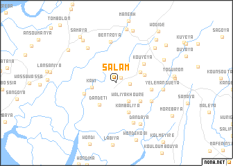 map of Salam