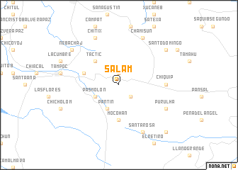 map of Salam