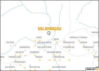 map of Salanbagou