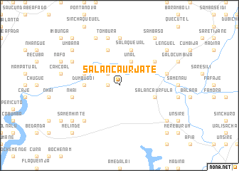 map of Salancaur Jate