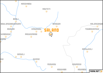 map of Salano