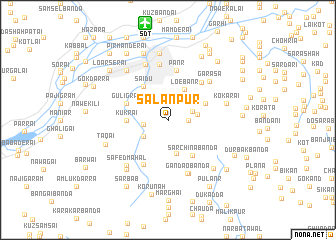 map of Salānpur