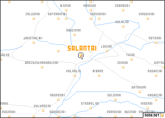 map of Salantai