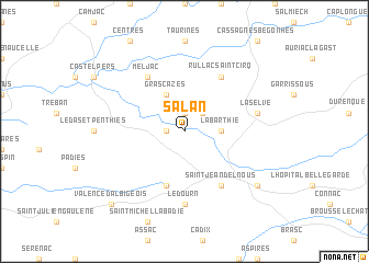 map of Salan