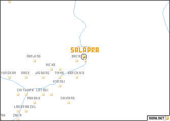 map of Salapra