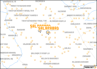 map of Sālārābād