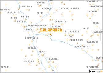 map of Sālārābād
