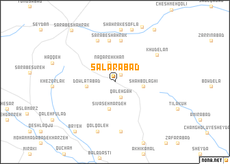 map of Sālārābād