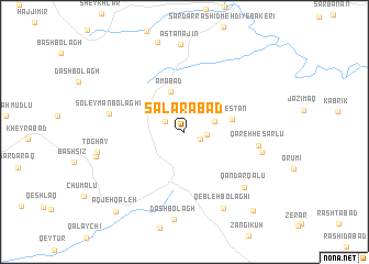 map of Sālārābād