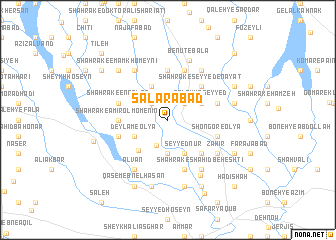 map of Sālārābād