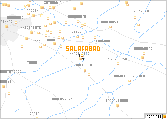 map of Sālārābād