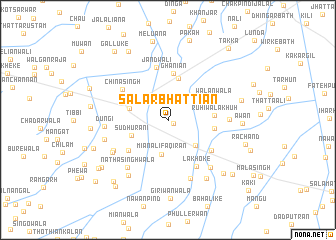 map of Salār Bhattiān