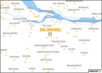 map of Salār Khel