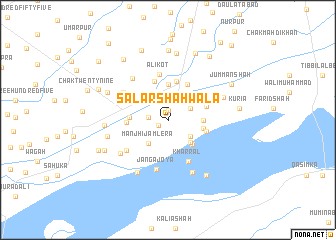 map of Salār Shāhwāla