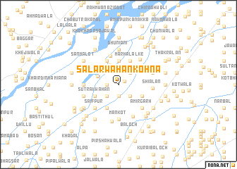 map of Sālārwāhān Kohna