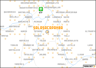 map of Salasacapamba