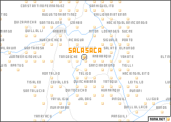 map of Salasaca