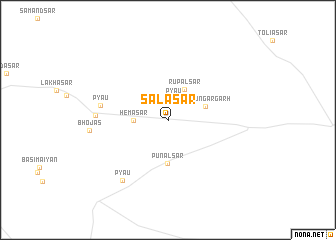 map of Salasar