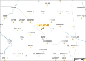 map of Salasa