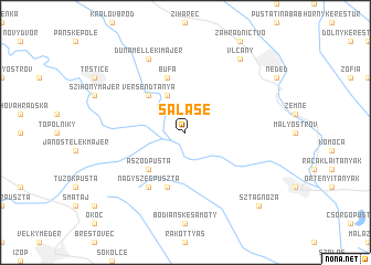 map of Salaše