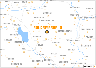 map of Salasī-ye Soflá