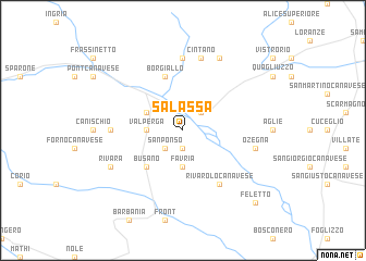 map of Salassa