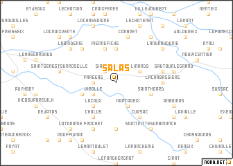 map of Salas