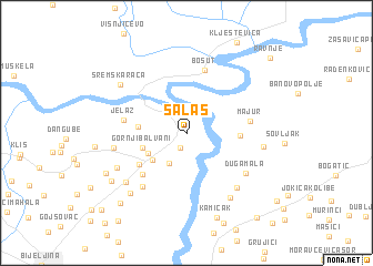 map of Salaš