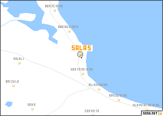 map of (( Salas ))