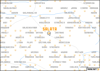 map of Sałata