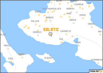 map of Salatić