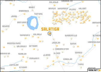 map of Salatiga