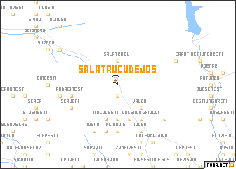 map of Sălătrucu de Jos