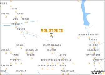 map of Sălătrucu