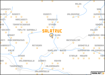 map of Sălătruc