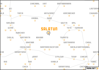 map of Salatún